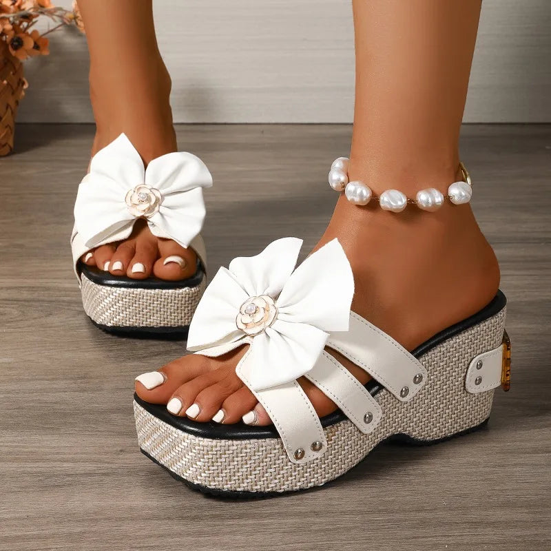 Evelina Bow Slides